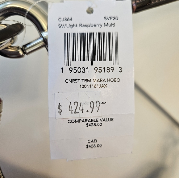 NWT Coach Pebble Leather Mara Hobo Shoulder Bag Style CJ864 Light Raspberry - Picture 3 of 10